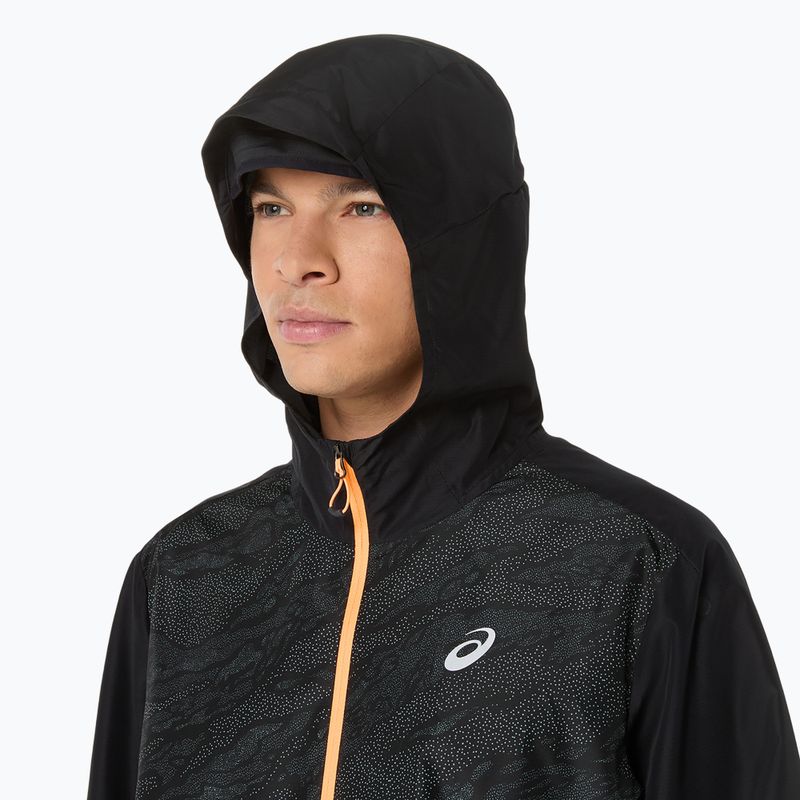 Куртка для бігу чоловіча ASICS Fujitrail Packable Windbreaker performance black 7