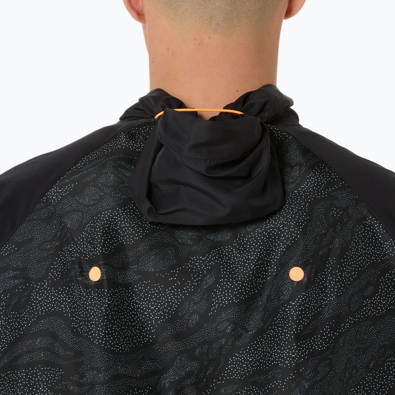 Куртка для бігу чоловіча ASICS Fujitrail Packable Windbreaker performance black 8