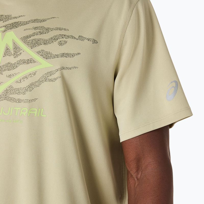 Футболка для бігу чоловіча ASICS Fujitrail Logo SS khaki 6