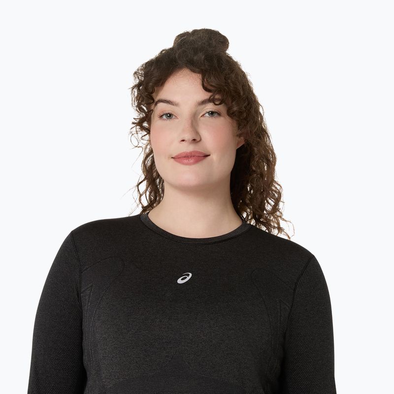 Лонгслів для бігу жіночий ASICS Road Seamless LS performance black 5