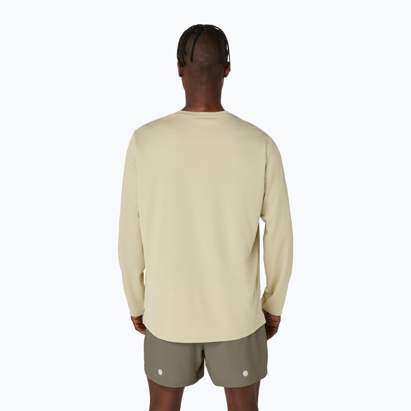 Лонгслів для бігу чоловічий ASICS Fujitrail Logo LS khaki 3