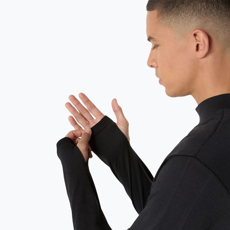 Лонгслів для бігу чоловічий ASICS Road Winter Seamless performance black 7