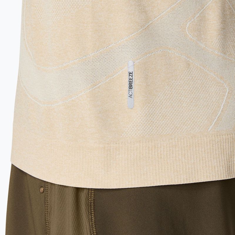 Лонгслів для бігу чоловічий ASICS Road Seamless LS cream 7