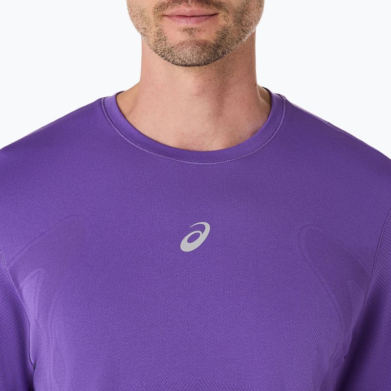 Лонгслів для бігу чоловічий ASICS Road Seamless LS edo purple 5
