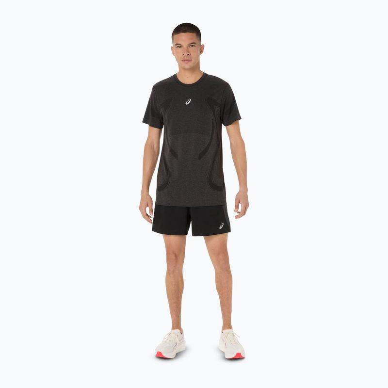 Футболка для бігу чоловіча ASICS Road Seamless performance black 2