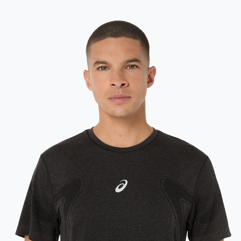 Футболка для бігу чоловіча ASICS Road Seamless performance black 5