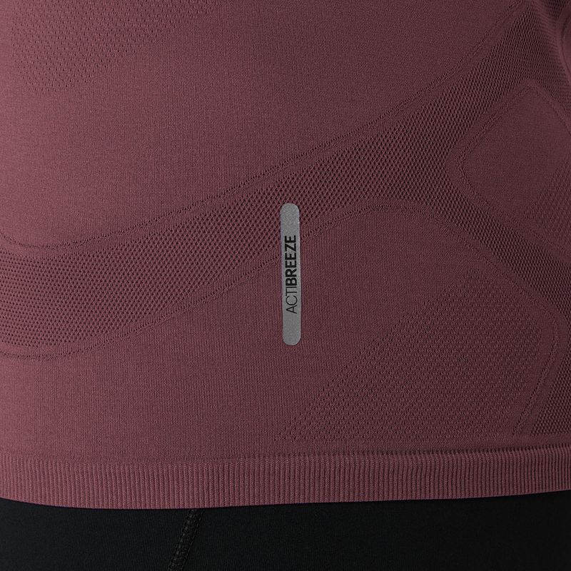 Лонгслів для бігу жіночий ASICS Road Seamless LS dark currant/port royal 7