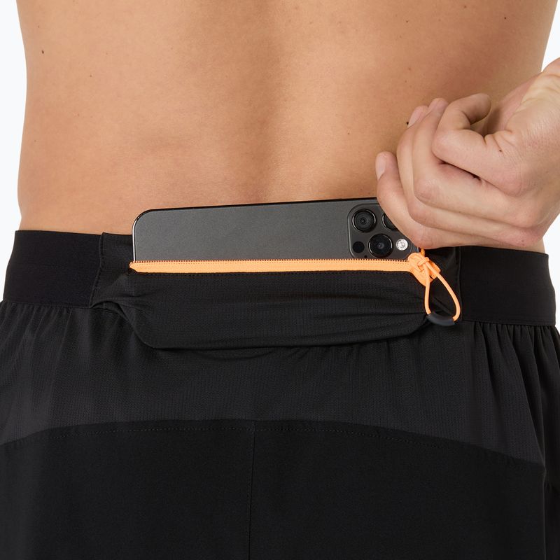 Шорти для бігу чоловічі ASICS Fujitrail All Over Print 5IN performance black 8