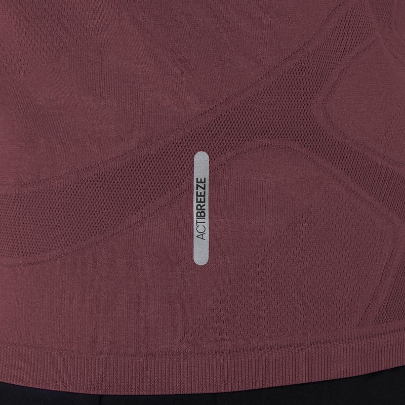 Футболка для бігу жіноча ASICS Seamless dark currant/port royal 6