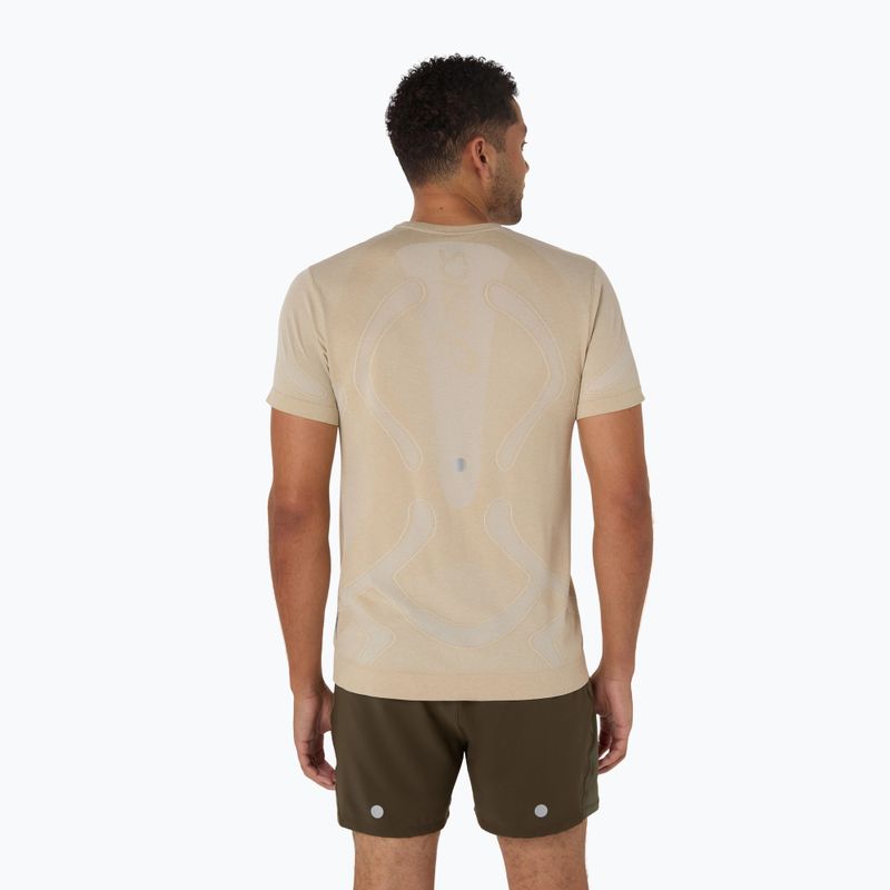 Футболка для бігу чоловіча ASICS Road Seamless cream 3
