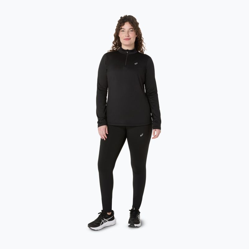 Лонгслів для бігу жіночий ASICS Core LS Half Zip Winter performance black 2