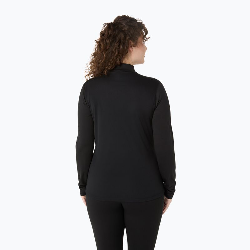 Лонгслів для бігу жіночий ASICS Core LS Half Zip Winter performance black 3