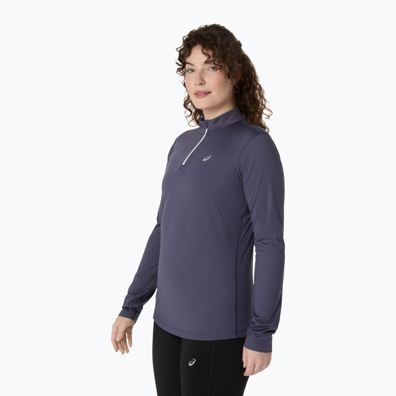 Лонгслів для бігу жіночий ASICS Core LS Half Zip Winter indigo fog 4