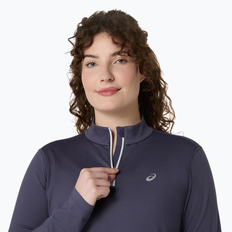 Лонгслів для бігу жіночий ASICS Core LS Half Zip Winter indigo fog 5
