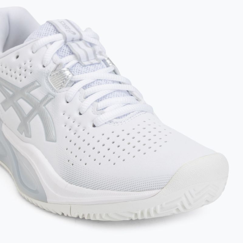 Кросівки тенісні жіночі ASICS Gel-Challenger 15 Clay W white/pure silver 7