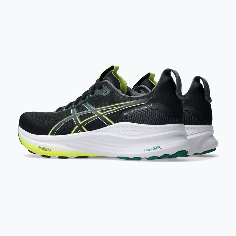 Чоловічі кросівки ASICS Gel-Kayano 32 чорний/яшмово-зелений 4