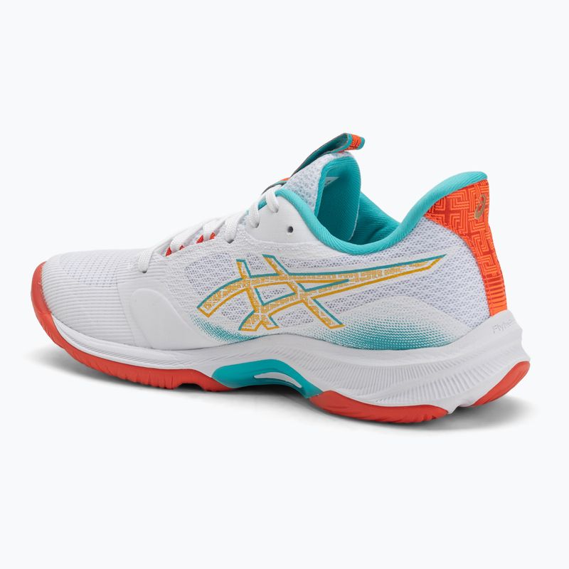 Кросівки волейбольні жіночі ASICS Netburner Ballistic FF 4 white/sea glass 3