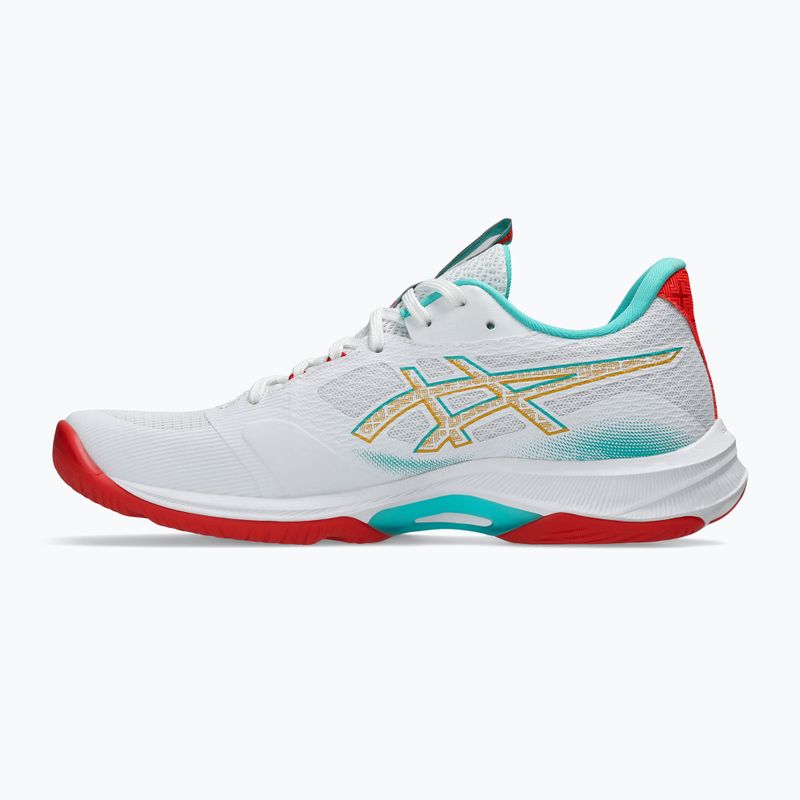 Кросівки волейбольні жіночі ASICS Netburner Ballistic FF 4 white/sea glass 2