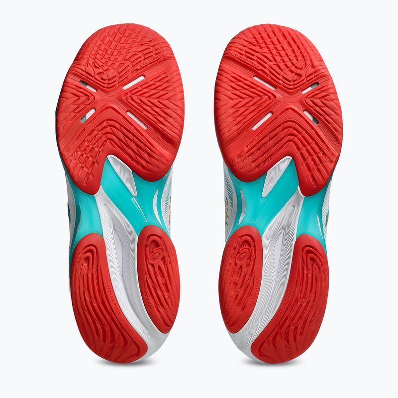 Кросівки волейбольні жіночі ASICS Netburner Ballistic FF 4 white/sea glass 6