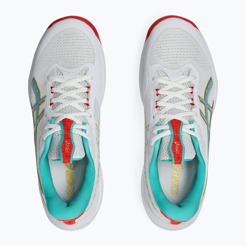 Кросівки волейбольні жіночі ASICS Netburner Ballistic FF 4 white/sea glass 7