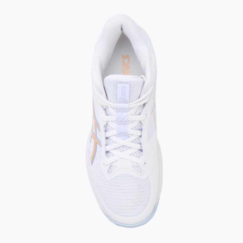 Кросівки волейбольні жіночі ASICS Netburner Ballistic FF 4 white/champagne 5