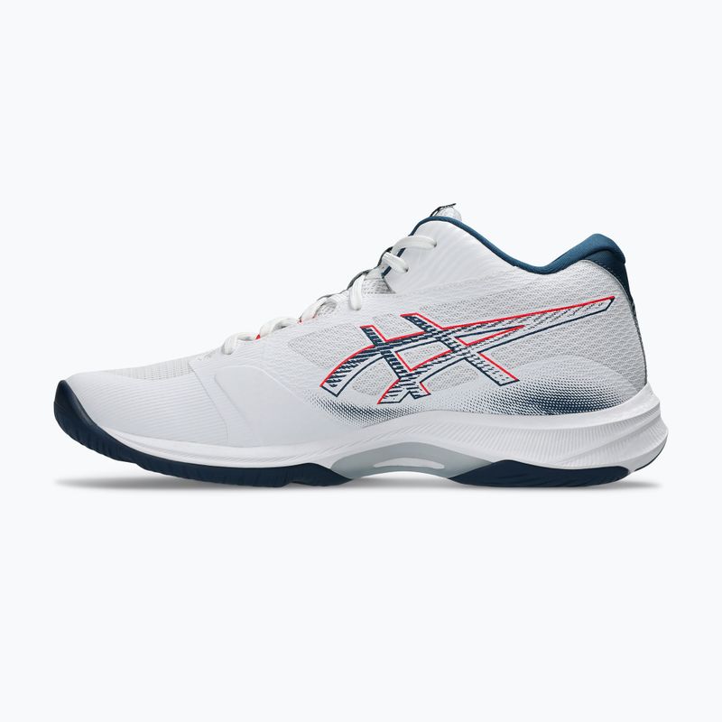 Кросівки волейбольні чоловічі ASICS Netburner Ballistic FF 4 white/mako blue 2