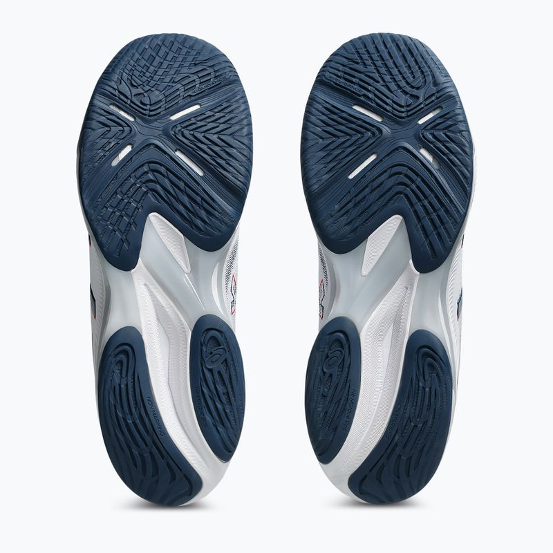 Чоловіче взуття ASICS Netburner Ballistic FF 4 white/mako blue 10