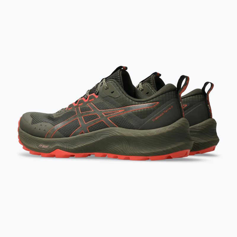Кросівки для бігу чоловічі ASICS Trabuco Terra 3 brown stone/spicy red 4