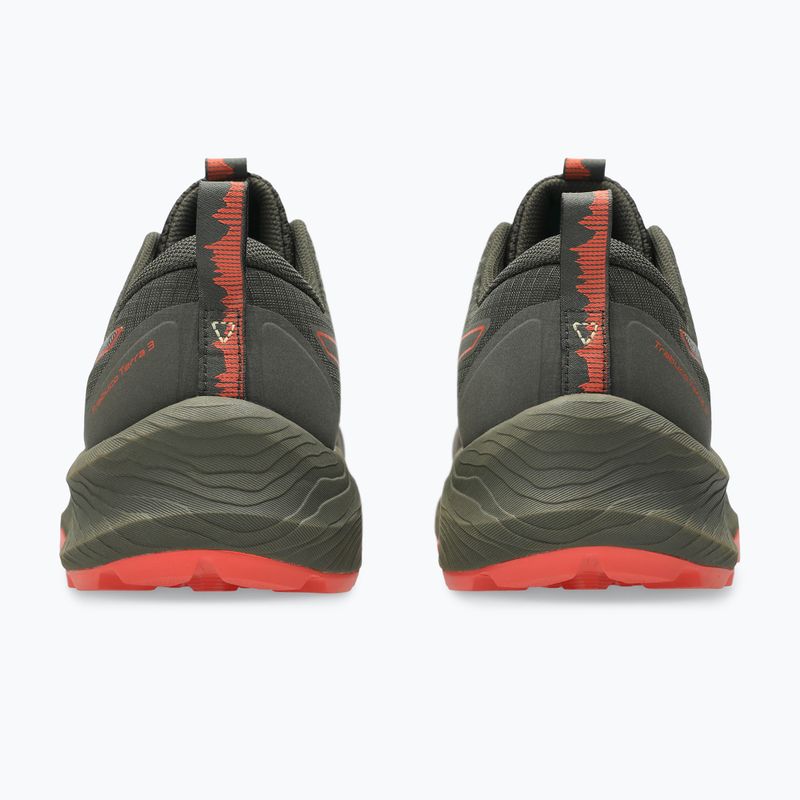 Кросівки для бігу чоловічі ASICS Trabuco Terra 3 brown stone/spicy red 5