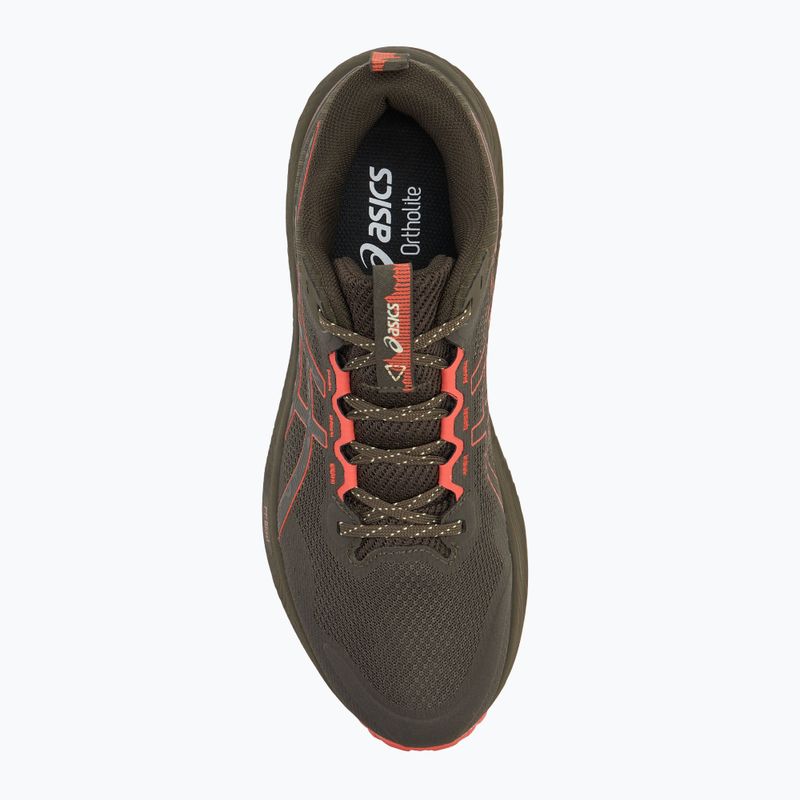 Кросівки для бігу чоловічі ASICS Trabuco Terra 3 brown stone/spicy red 5