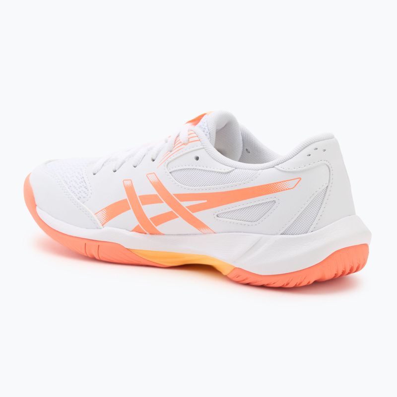 Кросівки волейбольні жіночі ASICS Gel-Rocket 12 white/vivid coral 3