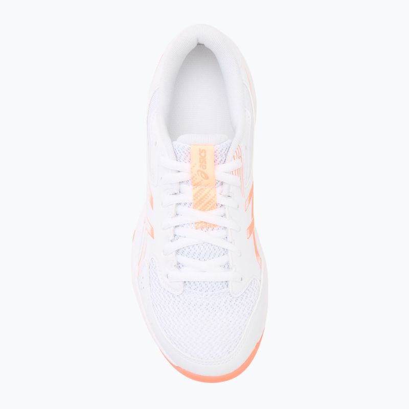 Кросівки волейбольні жіночі ASICS Gel-Rocket 12 white/vivid coral 5