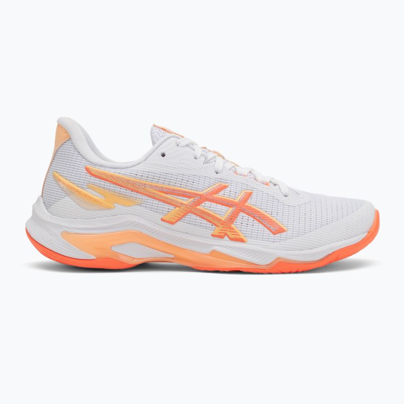 Кросівки волейбольні жіночі ASICS Netburner Ballistic FF 4 white/vivid coral 2