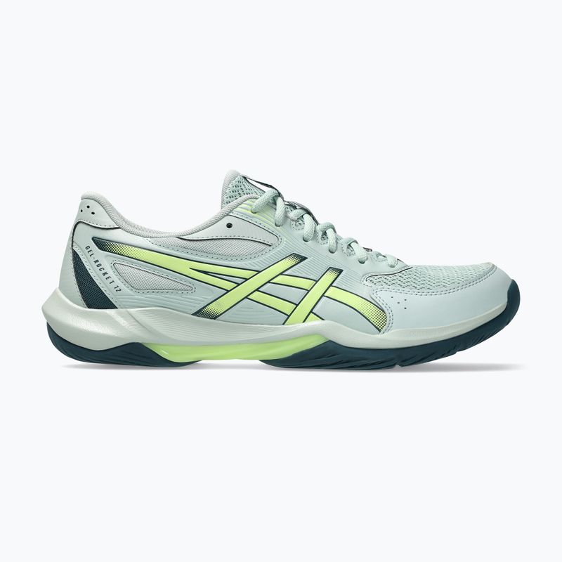 Кросівки волейбольні чоловічі ASICS Gel-Rocket 12 lichen rock/tranquil teal
