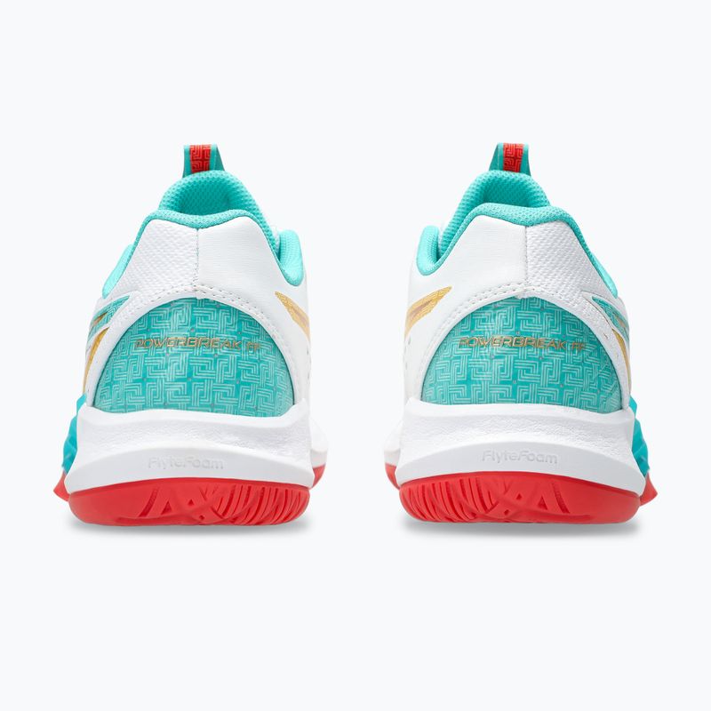 Кросівки волейбольні жіночі ASICS Powerbreak FF white/sea glass 12