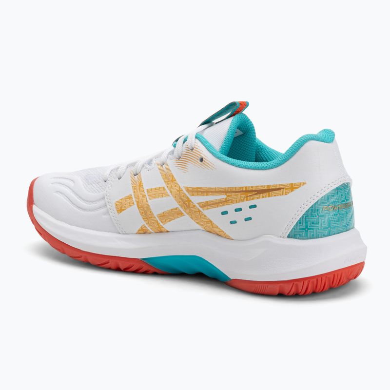 Кросівки волейбольні жіночі ASICS Powerbreak FF white/sea glass 3
