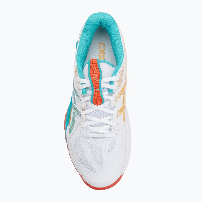 Кросівки волейбольні жіночі ASICS Powerbreak FF white/sea glass 5