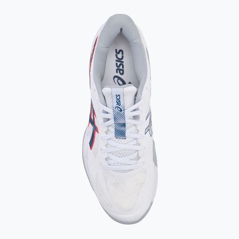 Кросівки волейбольні чоловічі ASICS Blade FF 2 white/mako blue 5