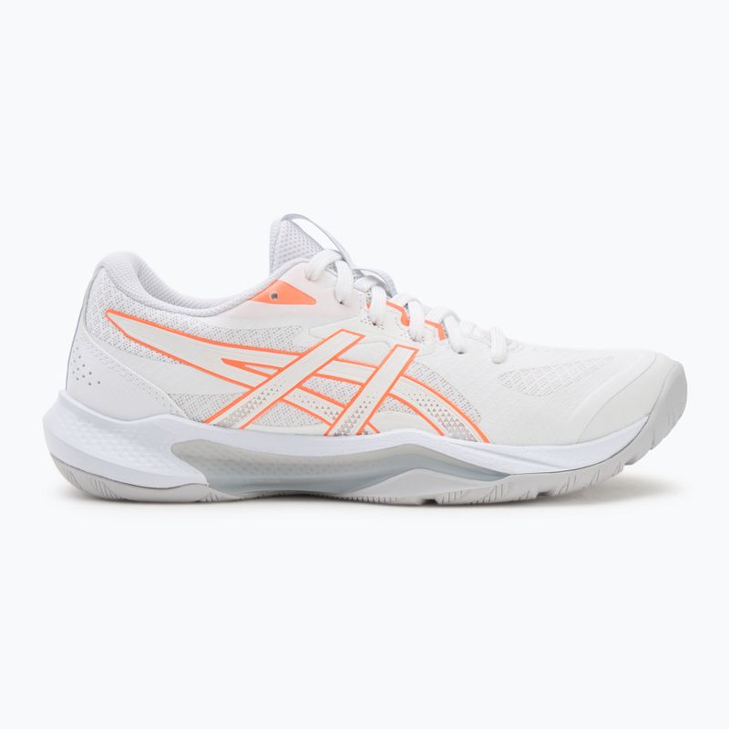 Кросівки волейбольні жіночі ASICS Gel-Tactic 13 white/vivid coral 2