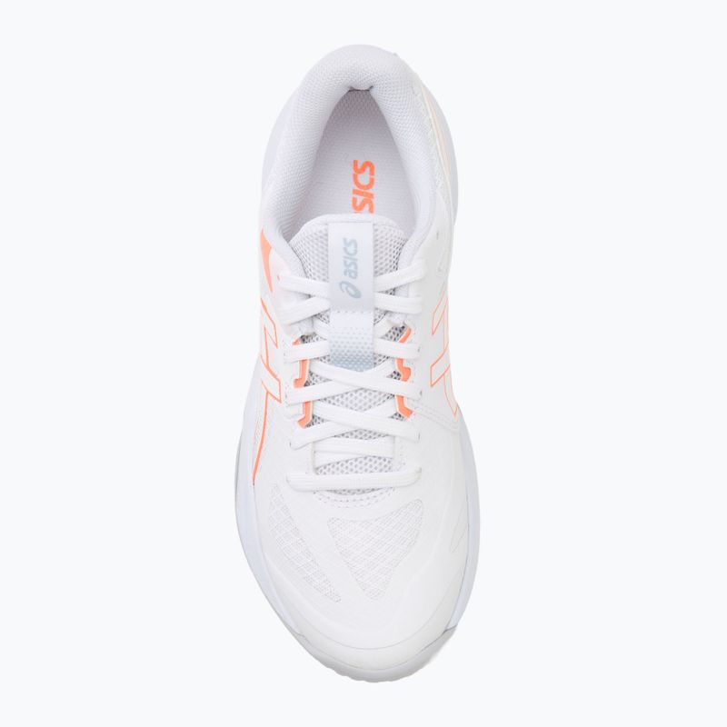 Кросівки волейбольні жіночі ASICS Gel-Tactic 13 white/vivid coral 5