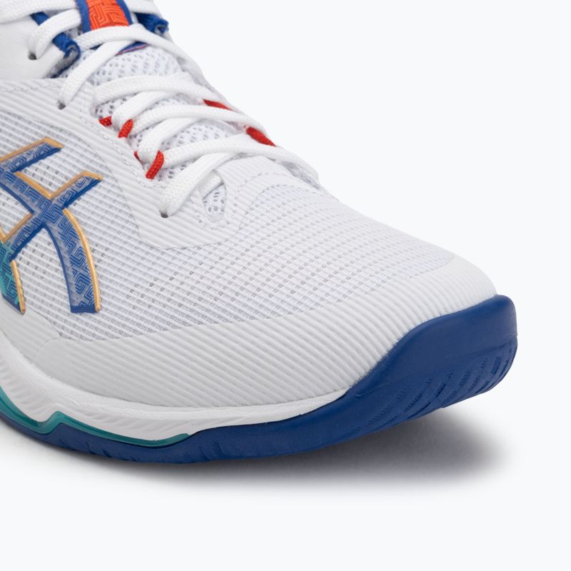 Кросівки волейбольні чоловічі ASICS Netburner Ballistic FF 4 white/asics blue 7