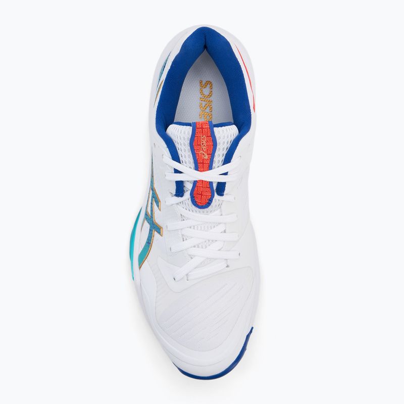 Кросівки волейбольні чоловічі ASICS Sky Elite FF 3 white/asics blue 5