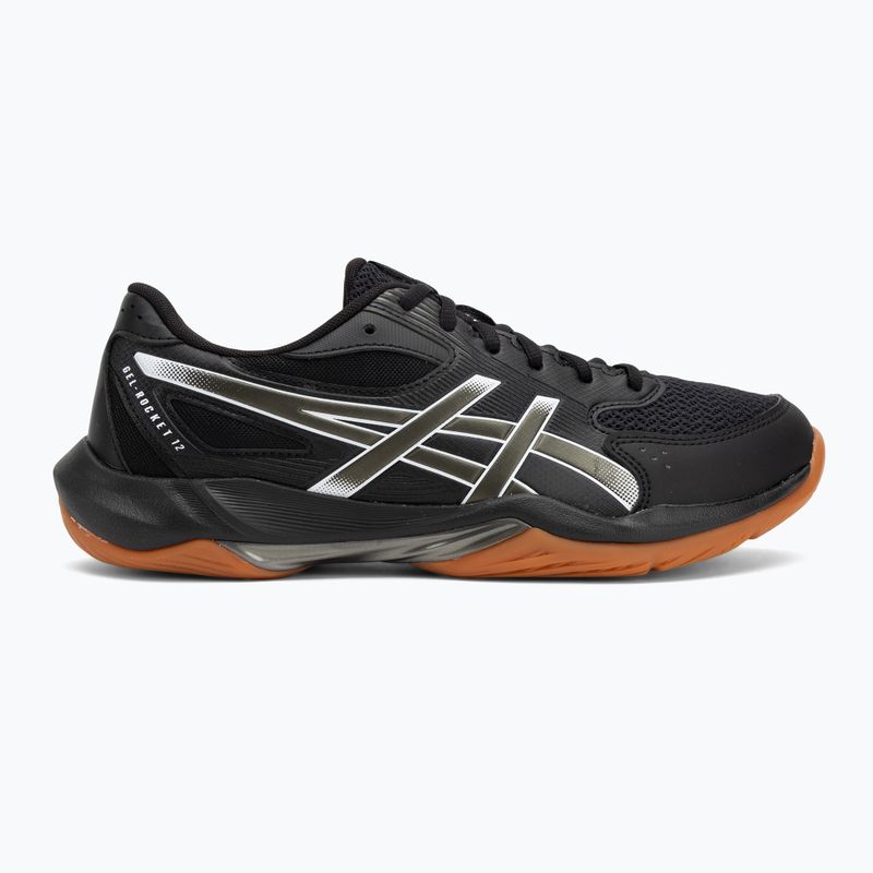 Кросівки волейбольні чоловічі ASICS Gel-Rocket 12 black/gunmetal 2
