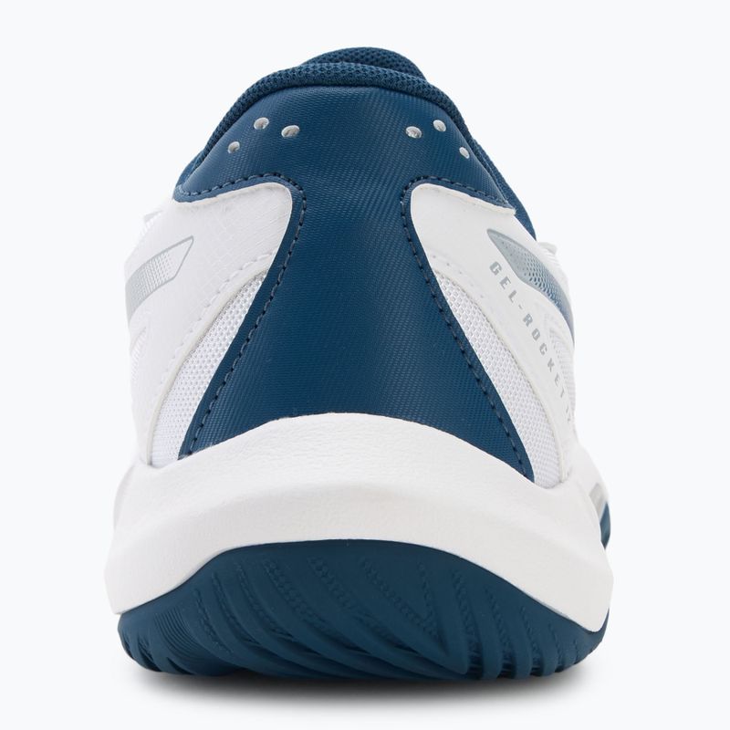 Кросівки волейбольні чоловічі ASICS Gel-Rocket 12 white/mako blue 6
