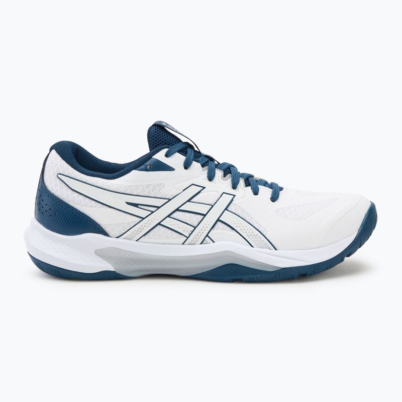 Кросівки волейбольні чоловічі ASICS Gel-Tactic 13 white/mako blue 2