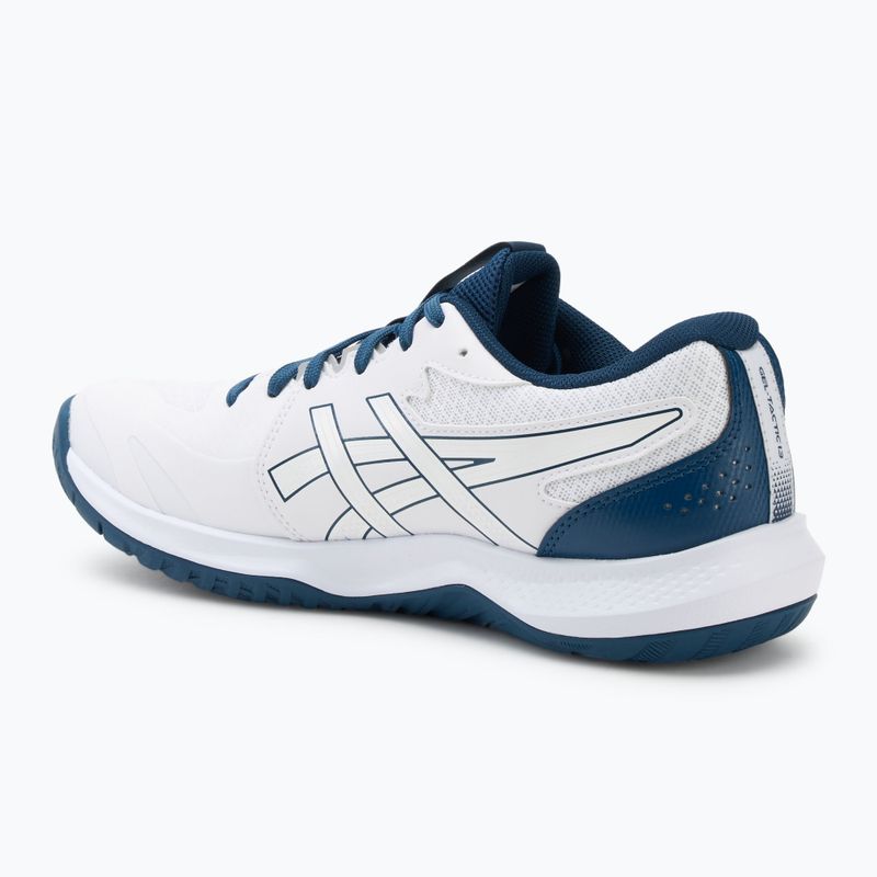 Кросівки волейбольні чоловічі ASICS Gel-Tactic 13 white/mako blue 3
