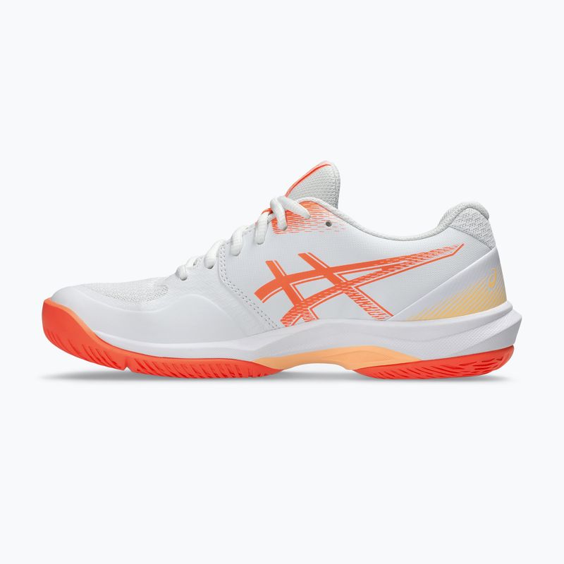 Кросівки волейбольні жіночі ASICS Court Hunter FF white/vivid coral 9