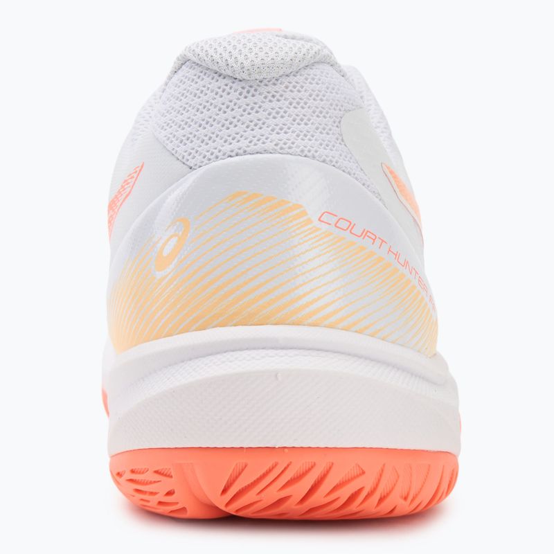 Кросівки волейбольні жіночі ASICS Court Hunter FF white/vivid coral 6