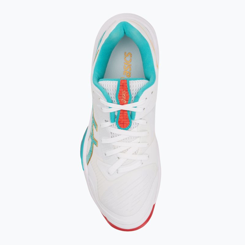 Кросівки волейбольні жіночі ASICS Sky Elite FF 3 white/sea glass 5