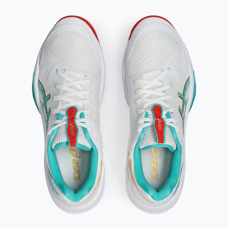 Кросівки волейбольні жіночі ASICS Sky Elite FF 3 white/sea glass 14